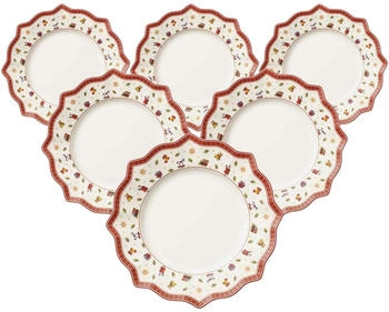 Villeroy & Boch Toy's Delight Speiseteller 28 cm 6er Set Wei&szlig;