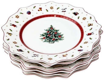 Villeroy & Boch Toy's Delight Fr&uuml;hst&uuml;cksteller 24 cm wei&szlig; 6er Set