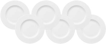 Villeroy & Boch Royal Speiseteller Set 6tlg. wei&szlig;