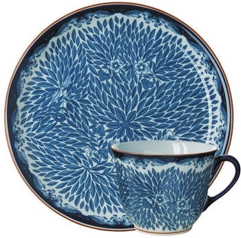Rörstrand Ostindia Floris Tasse 40cl & Teller Ø20cm Blau