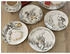 Creative Tops 4er SET Kuchenteller ALICE IN WONDERLAND D. 20,5cm Porzellan rund
