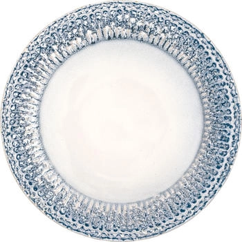 Greengate Alice Frühstücksteller ripple blue 23cm