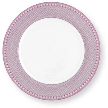 PiP Studio STUDIO Lily&Lotus Speiseteller weiss/lila 26,5cm