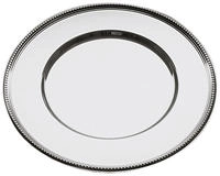 APS Platzteller Edelstahl, &Oslash; 33 cm, mit Perlrand