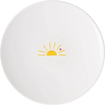 Villeroy & Boch Fr&uuml;hst&uuml;cks-/Dessertteller With Love Hello Sunshine wei&szlig; 21 cm