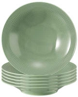 Seltmann Weiden Beat Color Glaze Suppenteller &oslash; 22,5 cm 6er Set - Salbeigr&uuml;n