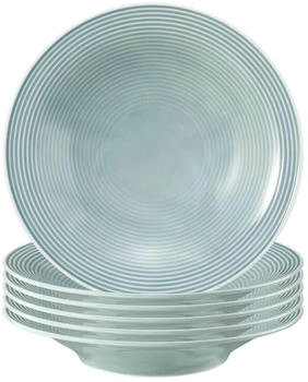 Seltmann Weiden Beat Suppenteller 22,5cm 6er Set Arktisblau