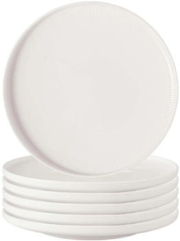 Villeroy & Boch Afina Pastateller weiss 24,9 cm 6er Set