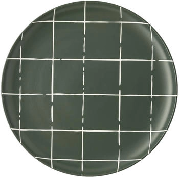 Thomas Dessertteller FUN KARO DARK gr&uuml;n 22 cm