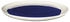 ASA Essteller la mer weiss / blau 27 cm