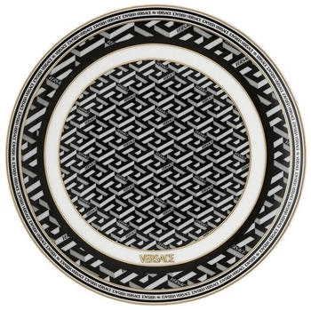 Versace Brotteller La Greca Signature Black 17 cm