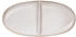 ASA SAISONS Aperitifteller sandfarben 20 x 10 cm 2 getrennte Ablagen - oval