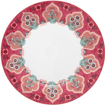 PiP Studio Dinner / breakfast plate Flower Festival multicolored 21 cm