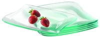 MODERNE HAUSFRAU Dessertteller 21 x 20 cm, Glas LA MUSICA transparent