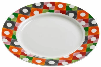 Maxwell & Williams Frühstücksteller Abstraction mehrfarbig 20 cm