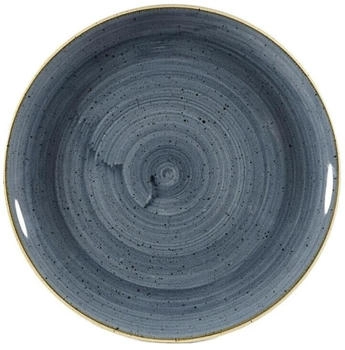 Churchill Super Vitrified Stonecast Blueberry Teller flach Coup 26 cm, 12 Stück