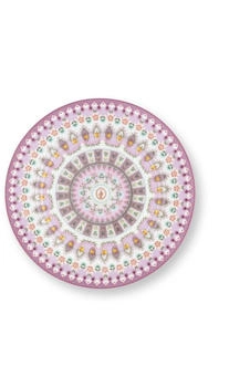 PiP Studio Lily & Lotus Brotteller lila mehrfarbig 17cm