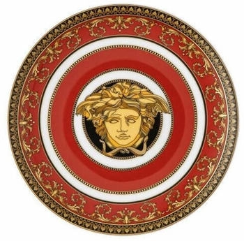 Versace Medusa Brotteller rot 17 cm