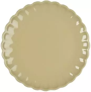 IB Laursen Kuchenteller, Dessertteller Mynte Wheat Straw gelb D. 19,5cm Steingut