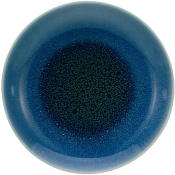 CreaTable 6er Set Speiseteller Caldera Ø 27 cm Steinzeug Blau