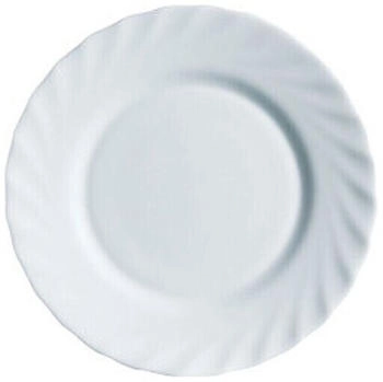 Luminarc 6x Frühstücksteller Trianon Ø19,5cm weiß Weiss