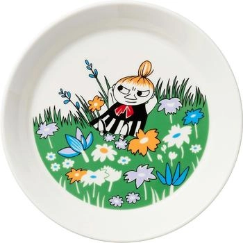 Arabia Mumin Teller 19 cm, Little My On The Meadow - Weiß