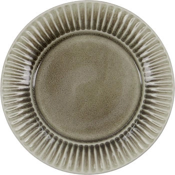 House Doctor Pleat Teller 22 cm, Graubraun