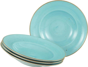 CreaTable Pastateller Vintage Nature, aqua 27 cm 4-tlg