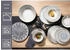Ritzenhoff & Breker Platzteller Rimini grau ø 32 cm 6er Set