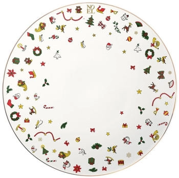 Taitù Noël Oro - Speisteller bunt 28 cm