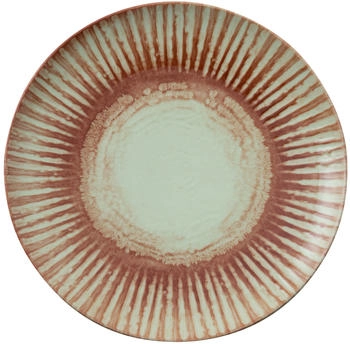 Rosenthal Arthur Krupp Stoneware Sunlight Red Teller flach 27,5cm