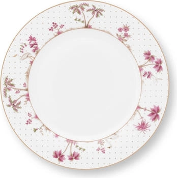 PiP Studio Jolie Dots Gold Pink Speiseteller 26.5cm