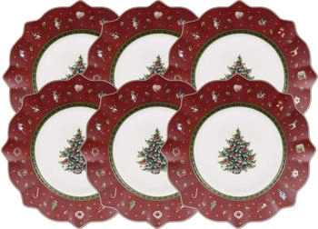 Villeroy & Boch Toy's Delight Frühstücksteller rot 24 cm Set6
