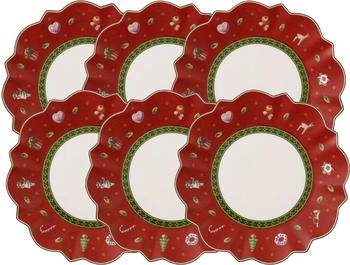 Villeroy & Boch Toy's Delight Brotteller rot 17 cm Set6