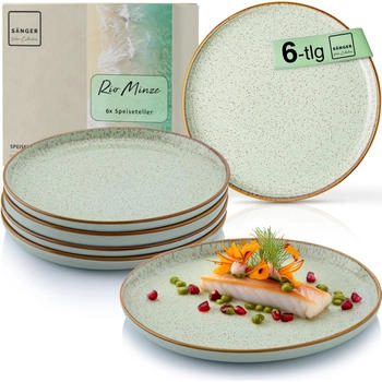 Sänger Rio Minze Speiseteller grün 27 cm 6er-Set