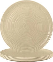 PIZZATELLER Terra Sandbeige &oslash; 31,5 cm 6er Set