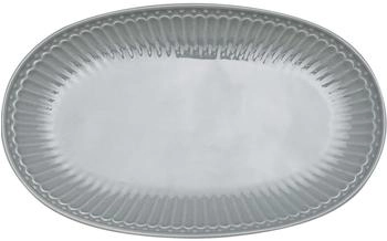 Greengate Alice Teller oval stone grey 23 cm
