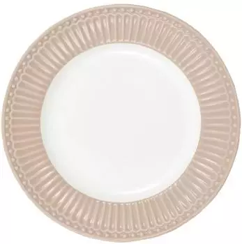 Greengate Alice Frühstücksteller klein creamy fudge 17,5cm