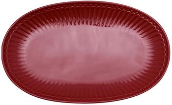 Greengate Alice Teller oval claret red 23 cm