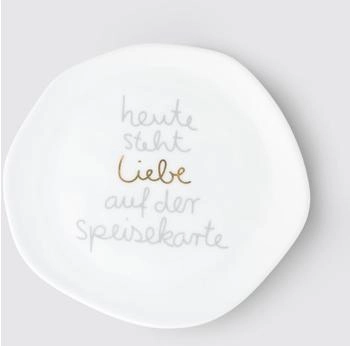 räder Kleiner Teller Heute steht Liebe auf... 14cm (17754)