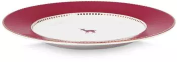 PiP Studio STUDIO Love Birds Teller dunkelrot 21cm