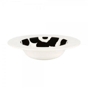 Marimekko Unikko tiefer Teller Ø20 cm White-black