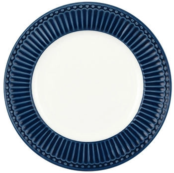 Greengate Alice Frühstücksteller klein dark blue 17,5cm