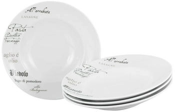 CreaTable Europa Gustoso Pastateller Set aus Porzellan (19569)