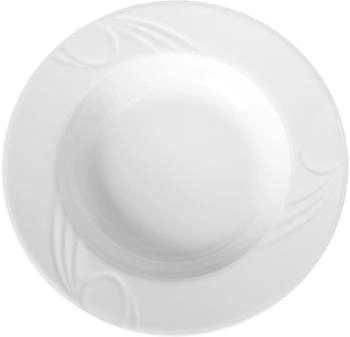 Hendi Suppen- und Pastateller mit verstärkten Kanten Porzellan weiß ø300mm (794500)