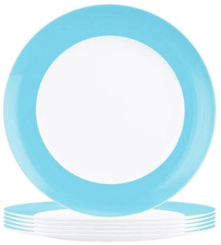 Seltmann Weiden Liberty Pure Colors Frühstücksteller ø 22,5 cm 6er Set Lagoon Blue