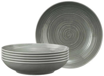 Seltmann Weiden Terra Pastateller &oslash; 26 cm perlgrau 6er Set