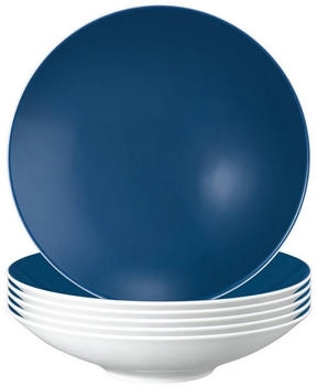 Seltmann Weiden Life Fashion Suppenteller &oslash; 20 cm 6er Set Classic Blue