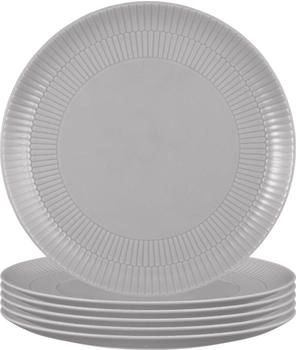 Seltmann Weiden Amina silbergrau Speiseteller 6er Set