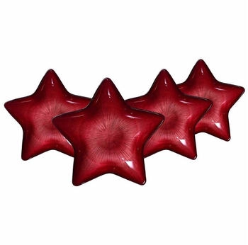 Ritzenhoff & Breker Starlight Teller &oslash; 29 cm 4er Set Rot
